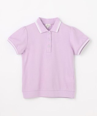組曲 KIDS 【150-170㎝】 カノコポロシャツ ラベンダー