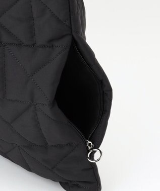 LA BAGAGERIE 【maison vert】 【超軽量！】キルティングトライアングルトートバッグ ブラック