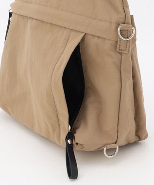 LA BAGAGERIE 【MONICA】フロントポケット2WAYバッグ グレージュ