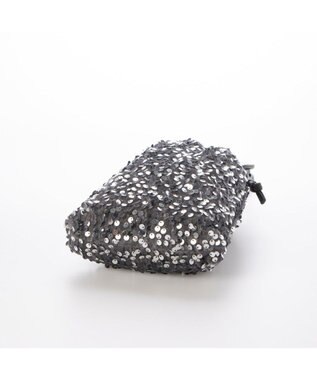 UNBILLION カシュカシュ cachecache / スパンコール巾着ミニショルダーバッグ シルバー