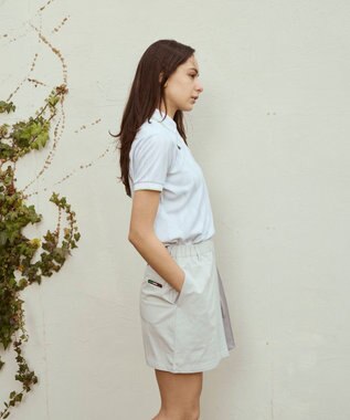 FILA GOLF／marie claire 【Kappa】ハーフプリーツスカート ライトグレー