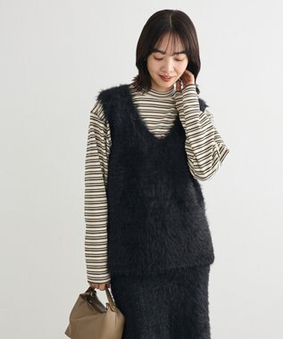 Green Parks ・Ｐｅｔｉｔ　Ｆｌｅｕｒ　シャギーニットベスト