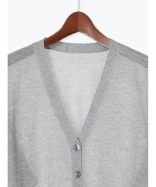 Te chichi Levita14GVネックカーディガン グレー