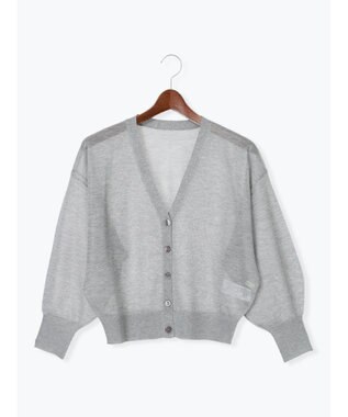 Te chichi Levita14GVネックカーディガン グレー