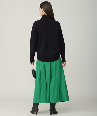 ICB エステルメモリータフタ キャザースカート グリーン