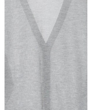 Te chichi Levita14GVネックカーディガン グレー