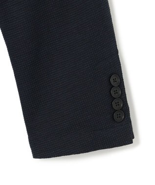 JOSEPH HOMME 新素材【通気性/ストレッチ】グリットタックジャージー   ストレッチジャケット ネイビー系