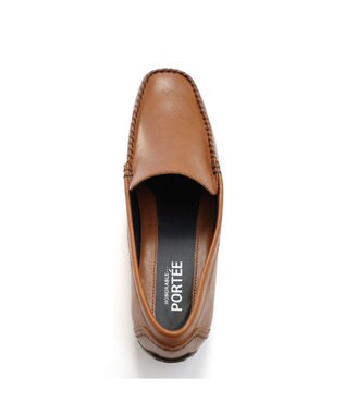 Pointer 本革ドライビングシューズ メンズ ライトブラウン