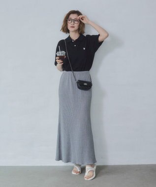 WEGO 【ユニセックス着用ITEM/SMLサイズ展開】U.S. POLO ASSN.別注ポロシャツ ブラック