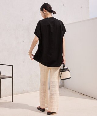 AMERICAN HOLIC フレンチスリーブ後切替プルオーバー Black