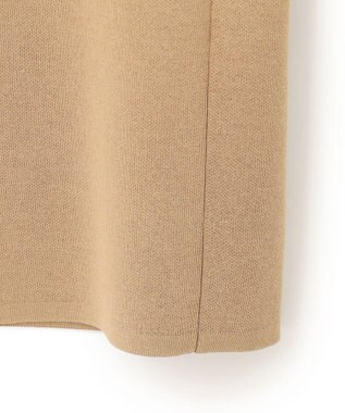 ICB 【洗える】コットンアセテートスムース ロングニットアウター ベージュ系