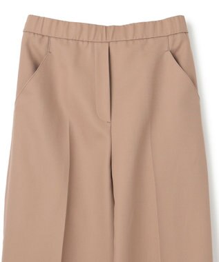 JOSEPH 【洗える】ボイルコットン　ワイドトラウザーズ Frozen Mocha