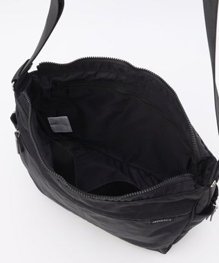 LA BAGAGERIE 【MONICA】サイドジップショルダーバッグ ブラック