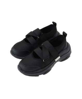 Green Parks ＲＵＰＩＳ．　クロスベルトスニーカー Black