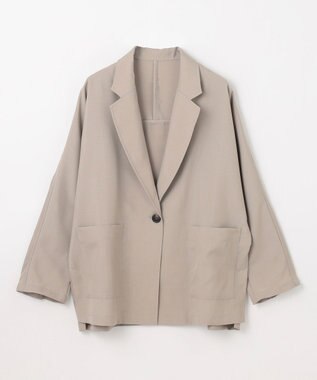 ANY テックリネンドルマンジャケット グレージュ