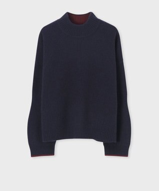 Paul Smith リブ プルオーバーニット ネイビー