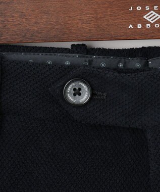 JOSEPH ABBOUD 【ウエストも伸びる】ソフティーヌストレッチ パンツ ブラック系