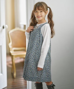 【新品タグ付き】組曲花柄ワンピース（160） 150-160㎝】サマーフラワー ワンピース / 組曲 KIDS