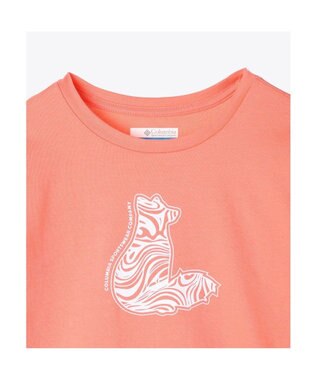 Columbia Columbia/ 【KIDS】ミッションレイクショートスリーブグラフィックシャツ /コロンビア Hot Coral、 Foxy Swirl