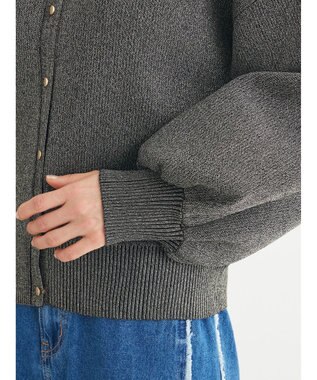 Green Parks ・ＥＬＥＮＣＡＲＥ　ＤＵＥ　２ｗａｙ　ラメカーディガン Black