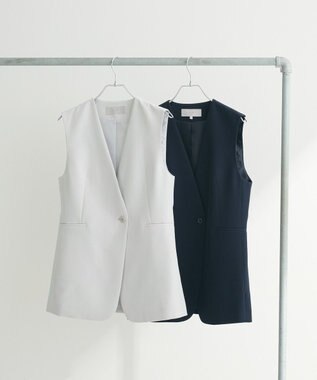 Green Parks ef-de ジレジャケット Dark Navy