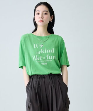 ANY シアーネップロゴＴシャツ