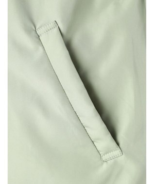 earth music&ecology パファーベスト Light Green