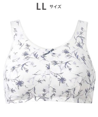 AMPHI ノンワイヤーブラ ナイトブラ 夜用ブラ 寝るとき用ブラ 眠っている間もバストをサポート 【ナイトアップブラ】 ブラジャー ブラ ワイヤレス LWF163 アンフィ／ワコール ホワイト