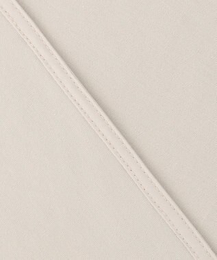 UNFILO 【UVケア/接触冷感】汗ジミ防止 撥水ロゴT グレージュ地×白ロゴ