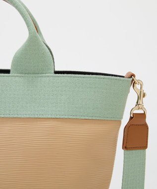 TOPKAPI 【Breath TOPKAPI】【26SS新色】RIPPLE リプル トート バッグ M（ショルダー付き） ペールミント