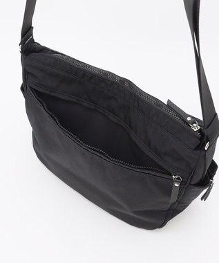 LA BAGAGERIE 【MONICA】サイドジップショルダーバッグ ブラック