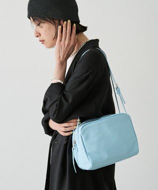 russet kuubo ボックストートバッグ(CE-1633) Sax