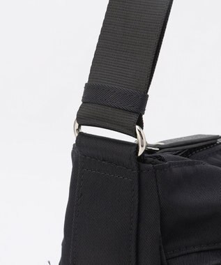 LA BAGAGERIE 【MONICA】サイドジップショルダーバッグ ブラック