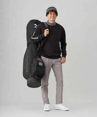 23区GOLF 【MEN】エンブレムジャガードパンツ ライトグレー系5