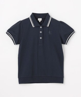 組曲 KIDS 【150-170㎝】 カノコポロシャツ ネイビー