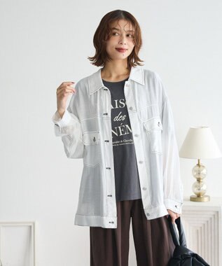 Green Parks ・ＥＬＥＮＣＡＲＥ　ＤＵＥ　カラーステッチシアーＧジャン