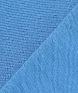 ANY L コットンブレンドポロカーデ ブルー