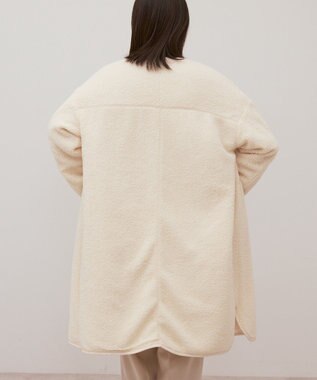 AMERICAN HOLIC あったかリバーシブルキルティングコート Off White