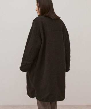 AMERICAN HOLIC あったかリバーシブルキルティングコート Black