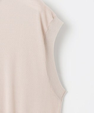 自由区 L 【カタログ掲載・洗える】ジョーゼットプリーツコンビ ワンピース サンドベージュ