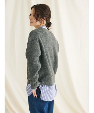 CRAFT STANDARD BOUTIQUE ブークレニットプルオーバー Dark Gray Mixture