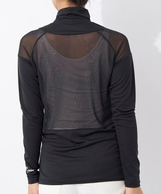 FILA GOLF／marie claire 【Marie claire sports】ハイネックメッシュアンダーシャツ ブラック