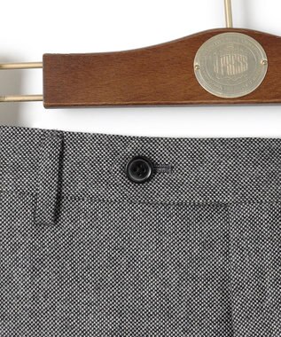 J.PRESS MEN 【定番 / セットアップ対応】マナードシルクホームスパン スラックス ライトグレー系
