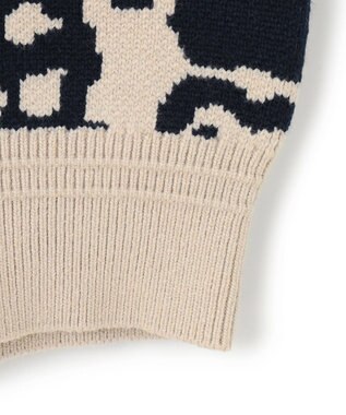 JOSEPH HOMME 【HIGH GRADE LINE】フォークアートジャガード　クルーネックニット アイボリー系5