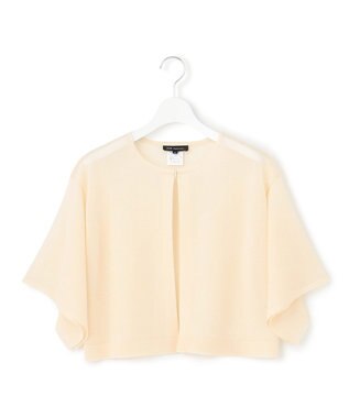 23区 S 【APPLAUDIR】グロッシーニット ボレロカーディガン シャンパン系