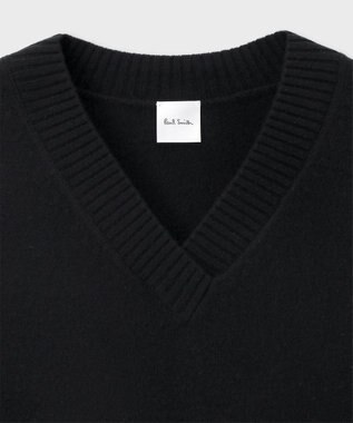 Paul Smith シャツコンビ Vネックニット ブラック