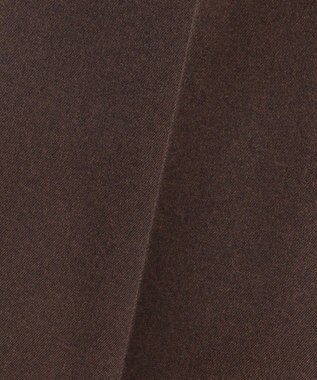 uncrave ウォッシャブルウールライクツイル ワイドパンツ ブラウン