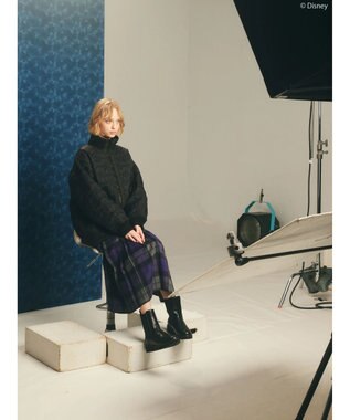 AMERICAN HOLIC ミッキー柄中綿キルトジャケット／Ｍｉｃｋｅｙ Black