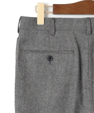 J.PRESS MEN 【定番 / セットアップ対応】マナードシルクホームスパン スラックス ライトグレー系