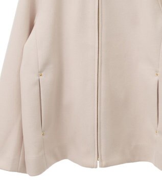 earth music&ecology ２Ｗａｙフードショートコート Ivory